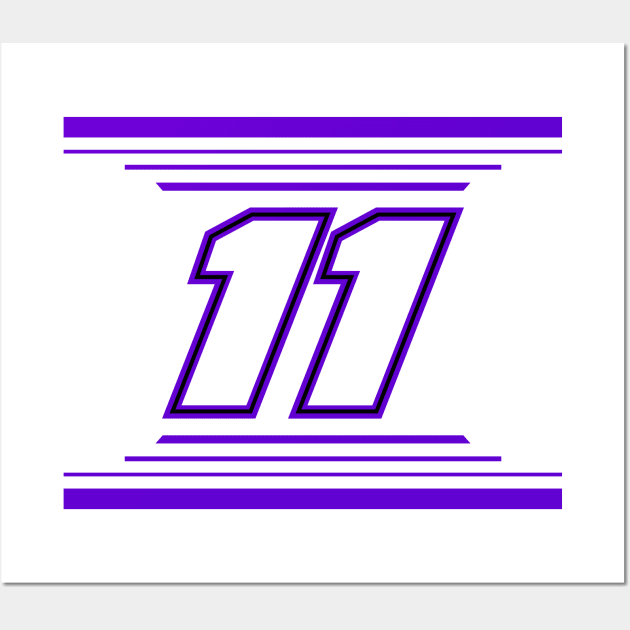 Denny Hamlin #11 2024 NASCAR Design Wall Art by AR Designs 